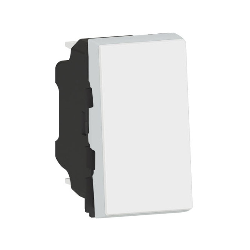 Poussoir témoin 6A 250V~ Mosaic 1 module – blanc
