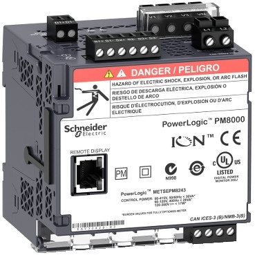 PowerLogic PM – centrale de mesure – sans écran