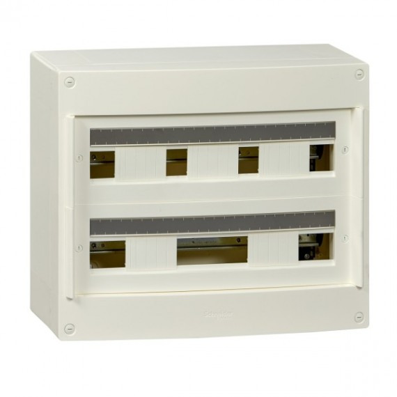 Pragma – coffret en saillie 2 rang.24 modules – 125A – sans porte – blanc