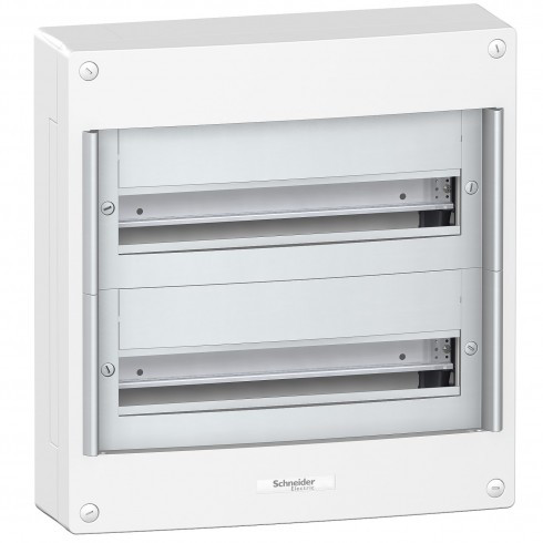 Pragma – coffret en saillie – 2 rangées 18 modules