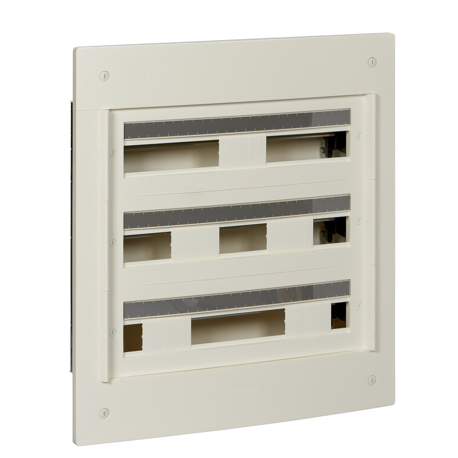 Pragma – coffret encastré 3 rangées 24 modules – 160A – sans porte – blanc