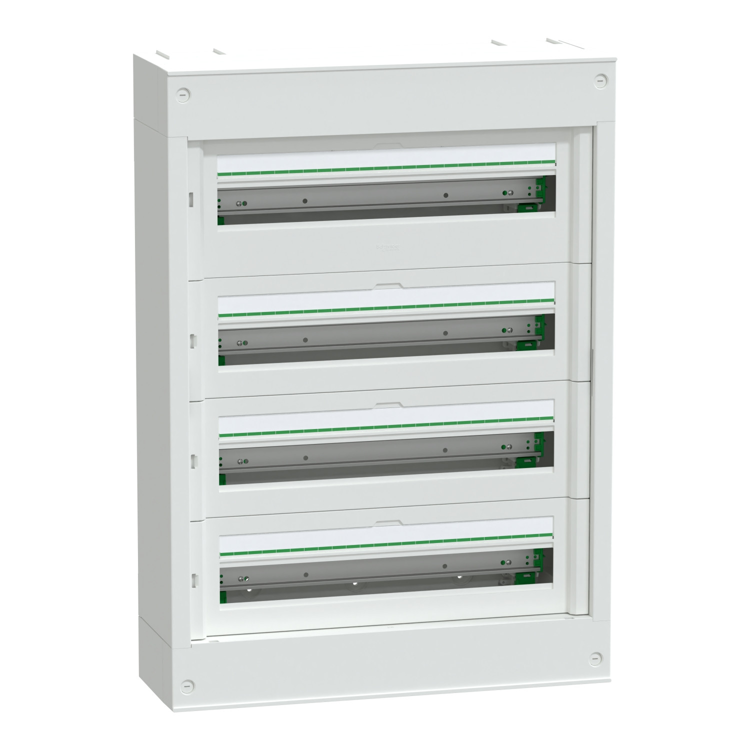 PrismaSeT S – coffret saillie plastique & métal 4 rangées 24 modules