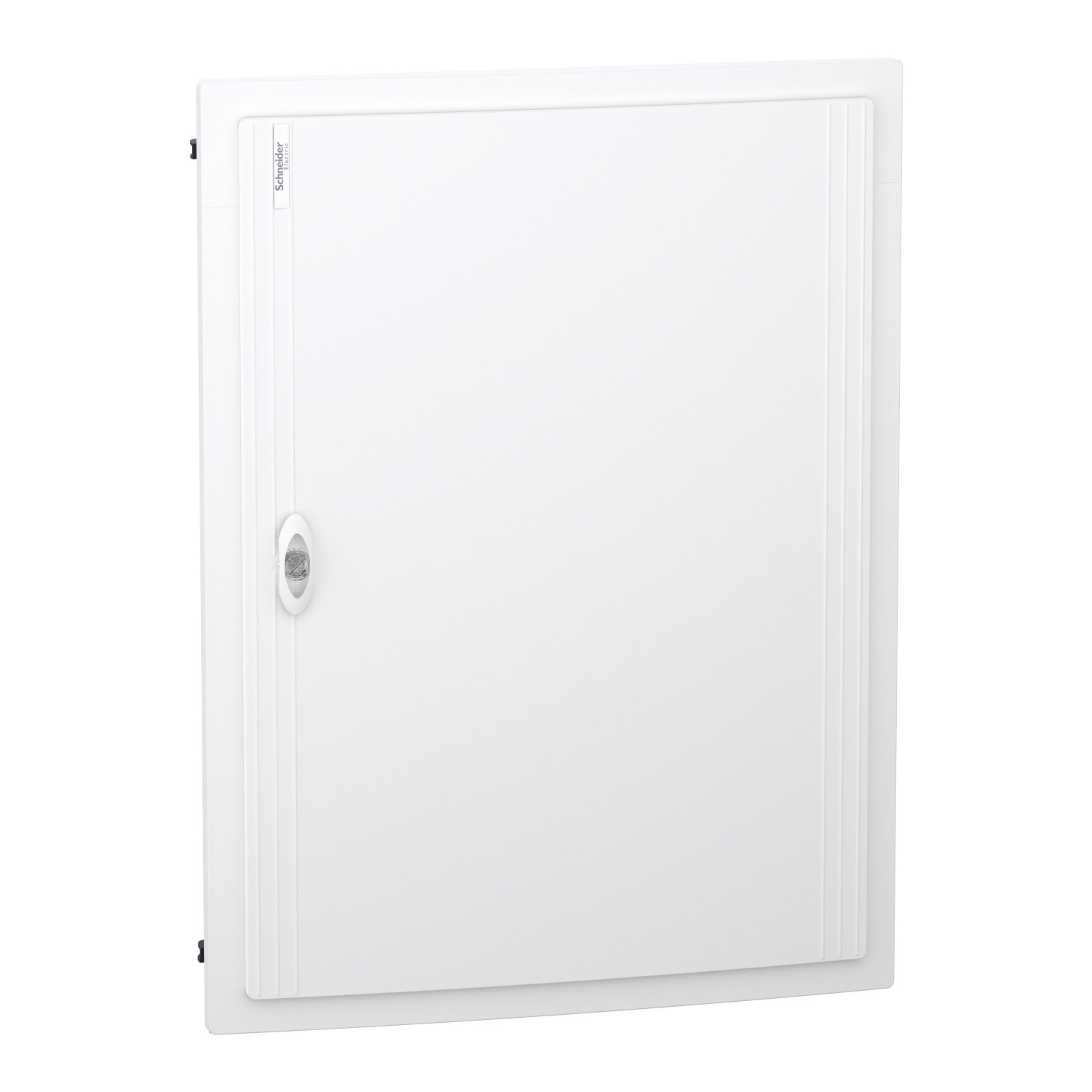 PrismaSeT XS, coffret en saillie, 4 rangées, 24M, 1 bornier PE, porte pleine, blanc