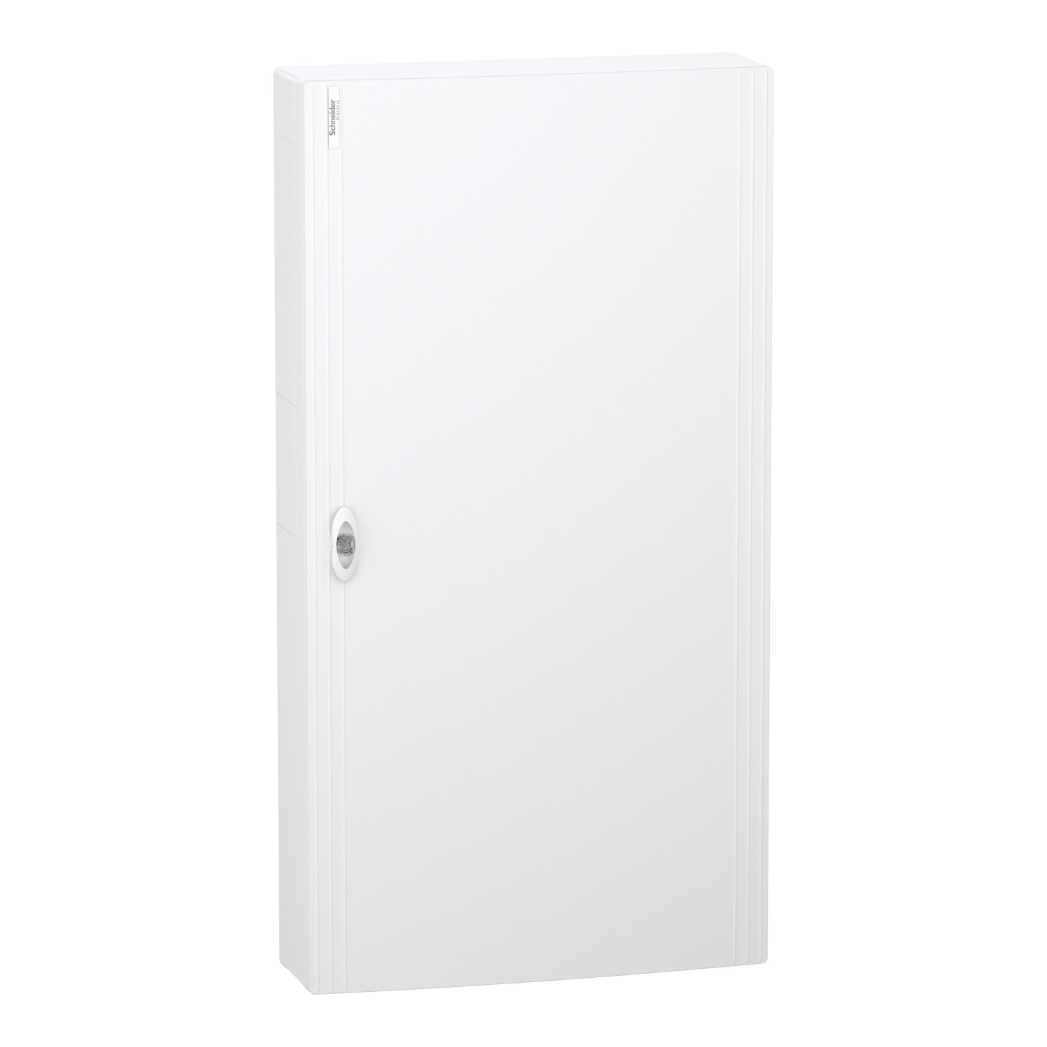 PrismaSeT XS, coffret en saillie, 6 rangées, 24M, 1 bornier PE, porte pleine, blanc