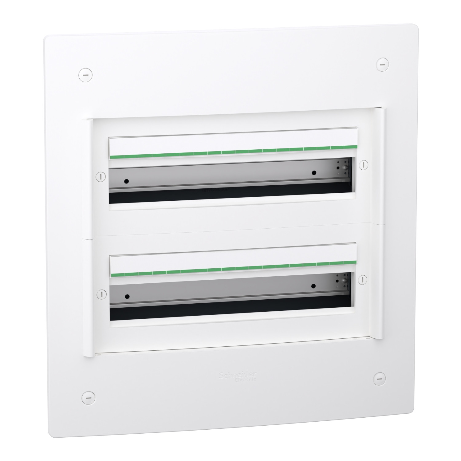 PrismaSeT XS – Coffret encastré 2 rangées 18 modules – sans porte