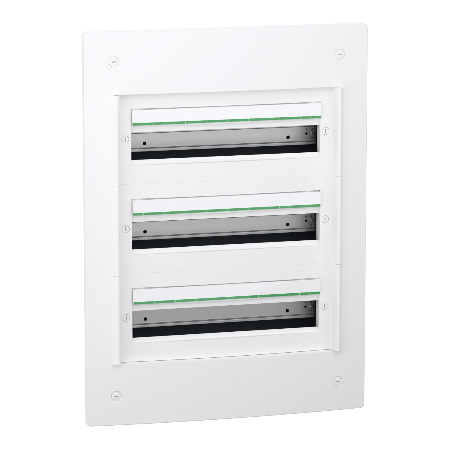 PrismaSeT XS – Coffret encastré 3 rangées 18 modules – sans porte
