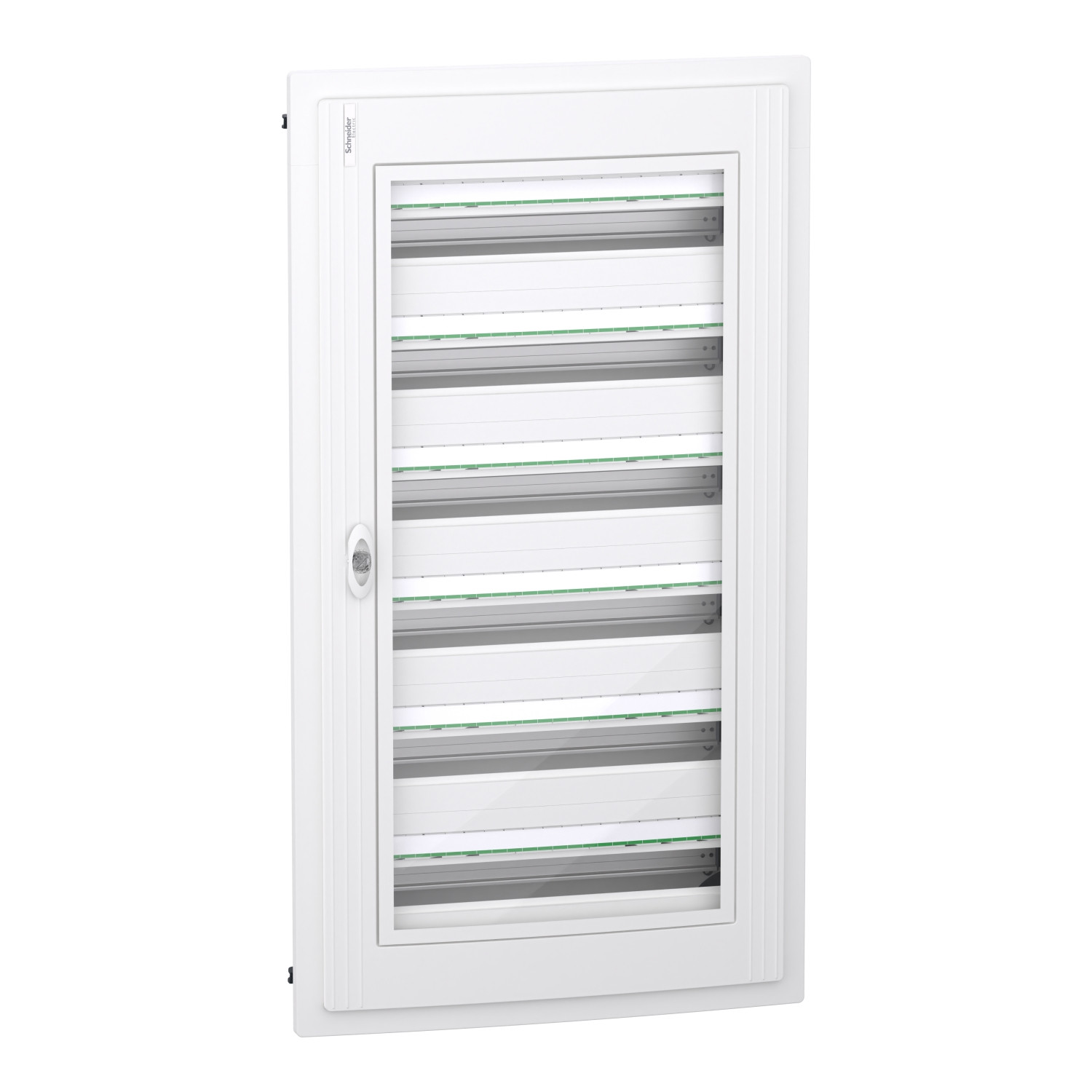 PrismaSeT XS – Coffret plastique encastré 6 rang. 24 modules – avec porte transp