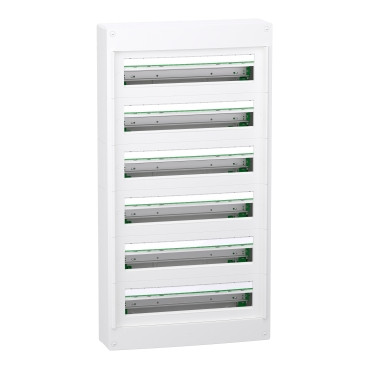 PrismaSeT XS – Coffret plastique saillie 6 rangées 24 modules – sans porte