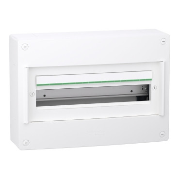 PrismaSeT XS – Coffret saillie 1 rangée 18 modules – sans porte