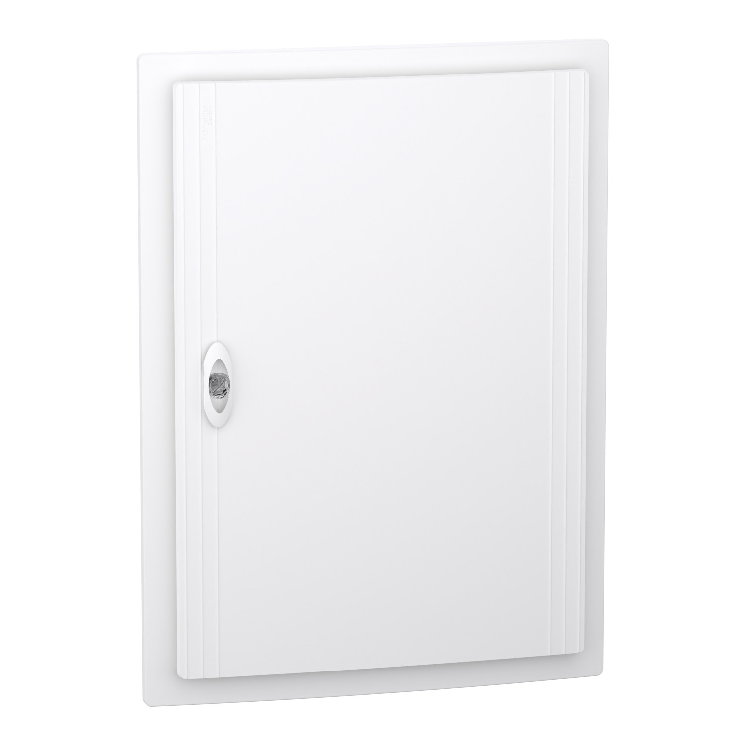 PrismaSeT XS, encastré, 3 x 18 modules, 1 terre + 1 borniers neutres, porte blanche unie