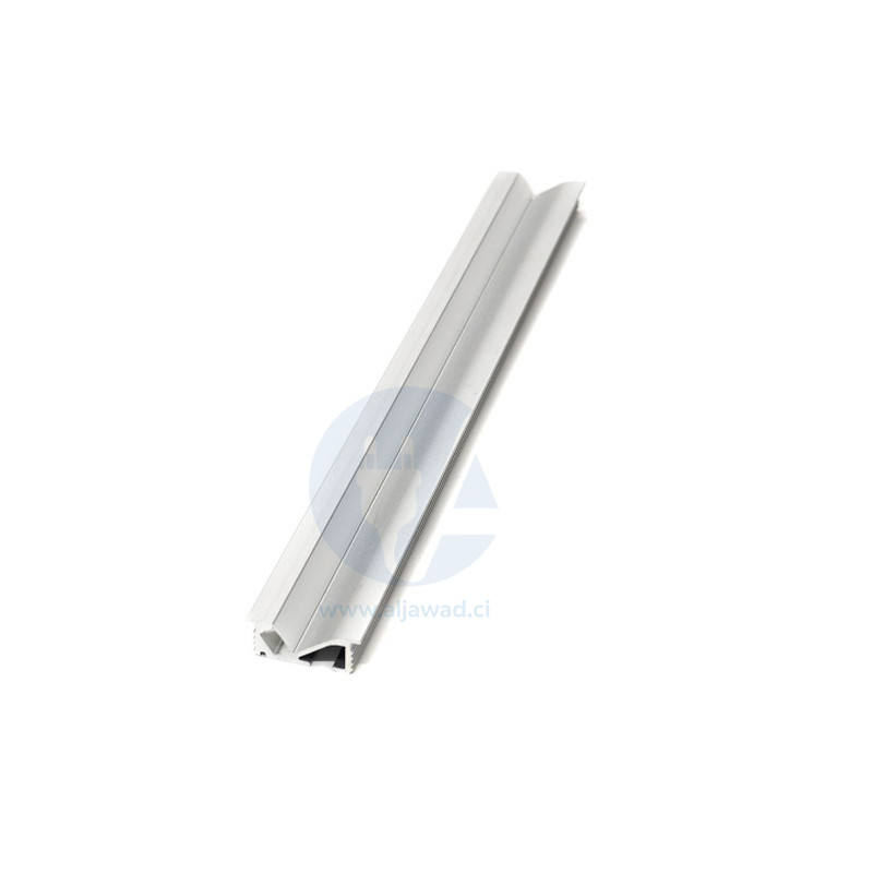 Profilé flexible Aluminium à led 23.69×6.3×8.7 – Longueur 3m en Encastré dans un coin mural – PXG-512