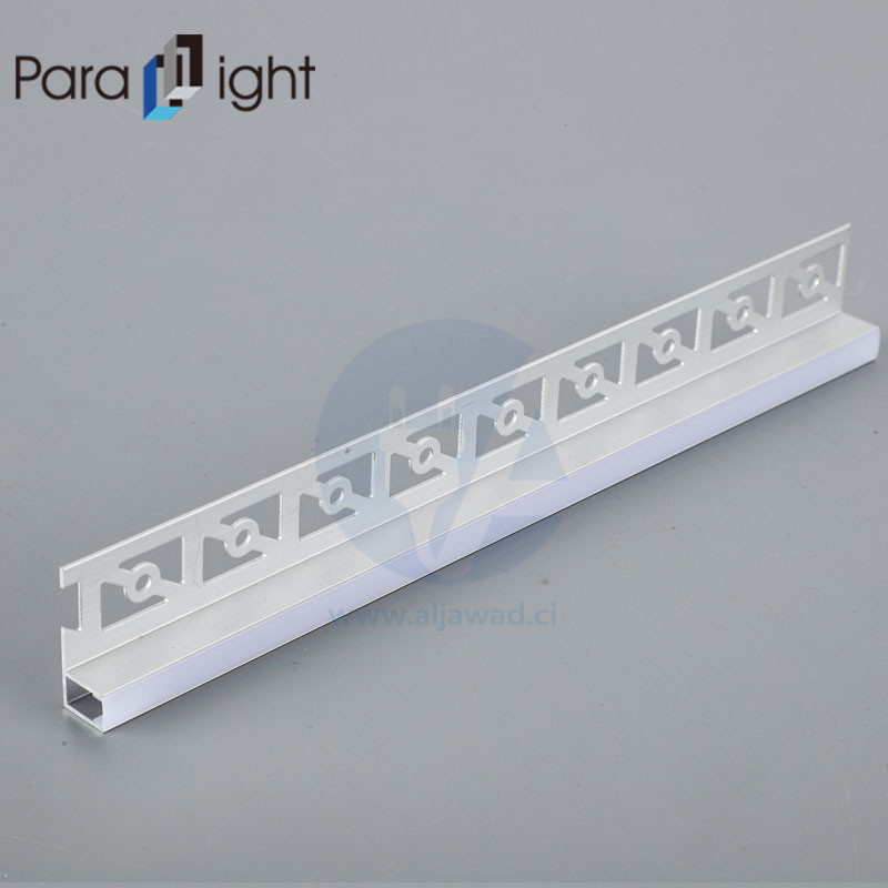 Profilé flexible Aluminium à led 27.7×5.6×11 – Longueur 3m en saillie dans un coin mural – PXG-309