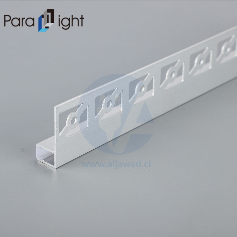 Profilé flexible Aluminium à led 27.7×5.6×11 – Longueur 3m en saillie dans un coin mural – PXG-309