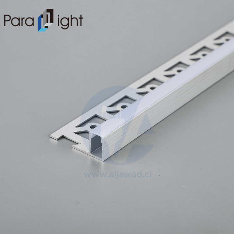 Profilé flexible Aluminium à led 27.7×5.6×11 – Longueur 3m en saillie dans un coin mural – PXG-309