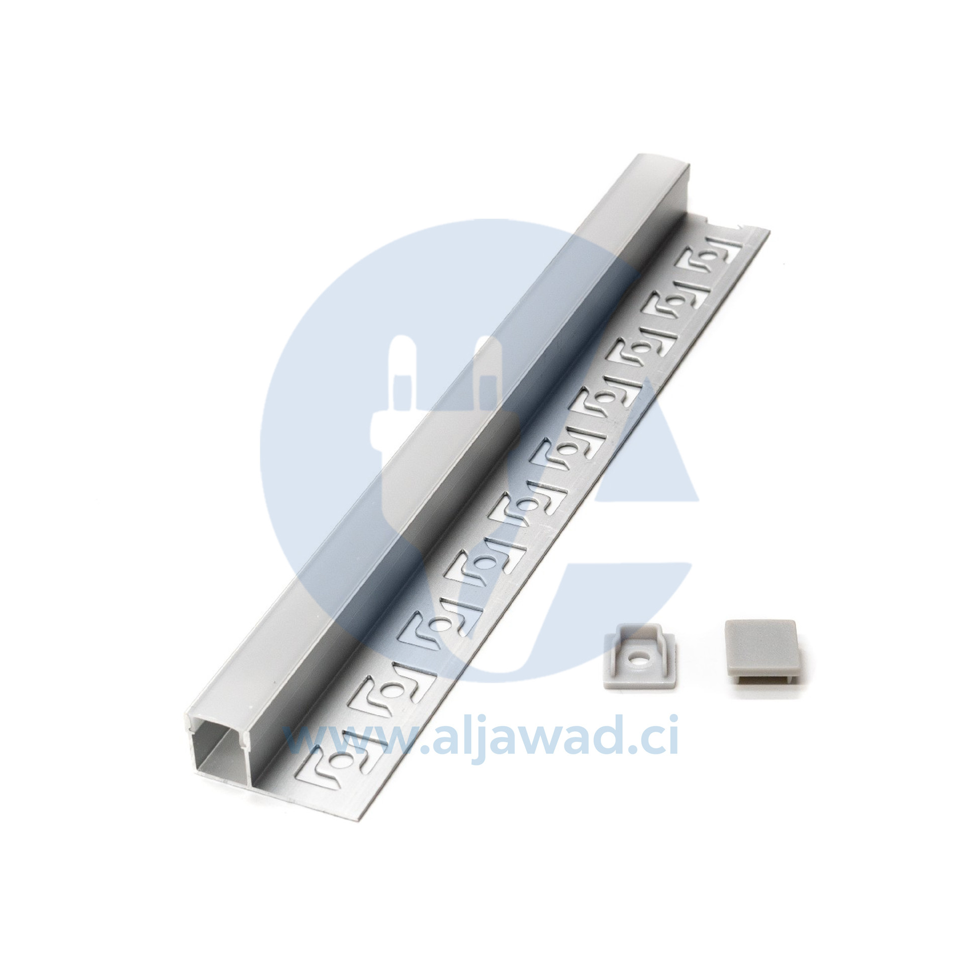 Profilé flexible Aluminium à led 32×9.6×13.2 – Longueur 3m en saillie dans un coin mural -PXG-301