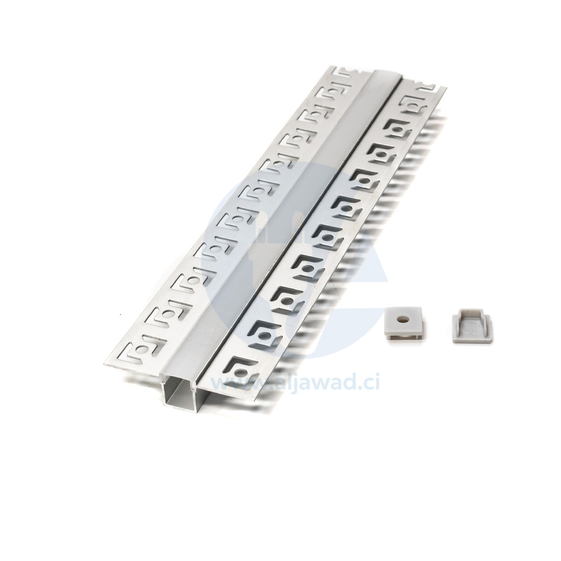 Profilé flexible Aluminium à led 52×9.6×13 – Longueur 3m en saillie dans un coin mural – PXG-304