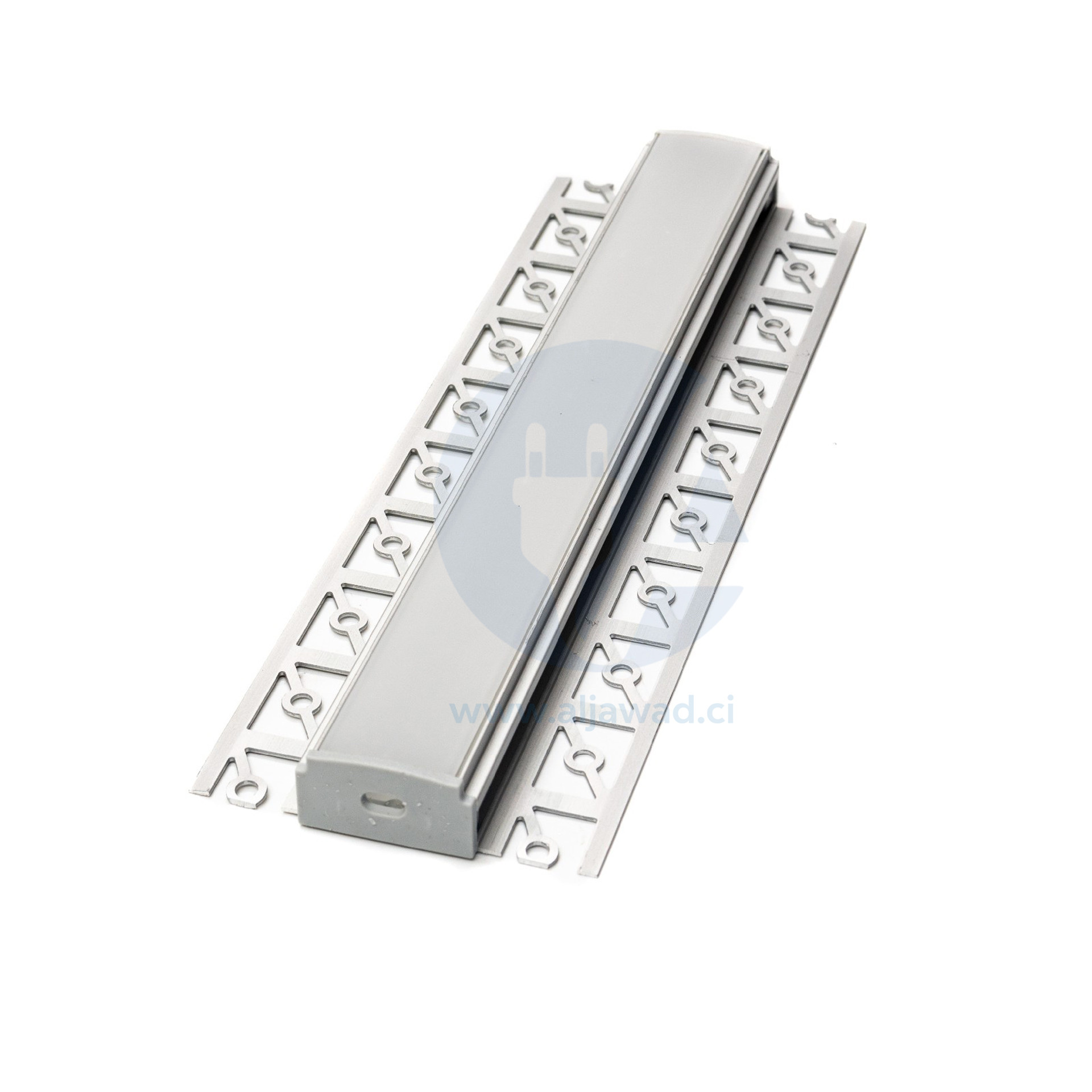 Profilé flexible Aluminium à led 66.7×20.9×14 – Longueur 3m en saillie dans un coin mural – PXG-306