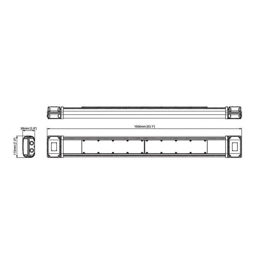 Reglette Led Atex antidéflagrante 1.50m 80W 10,400lm – EX-80W-FLC5AZDA