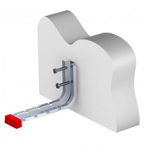 Support Omega Multifonction Pour Tôle & Unifilaire – Long 200 Mm