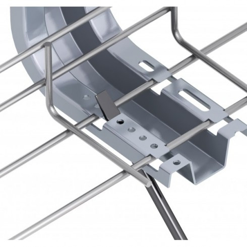 Support Omega Multifonction Pour Tôle & Unifilaire – Long 400 Mm