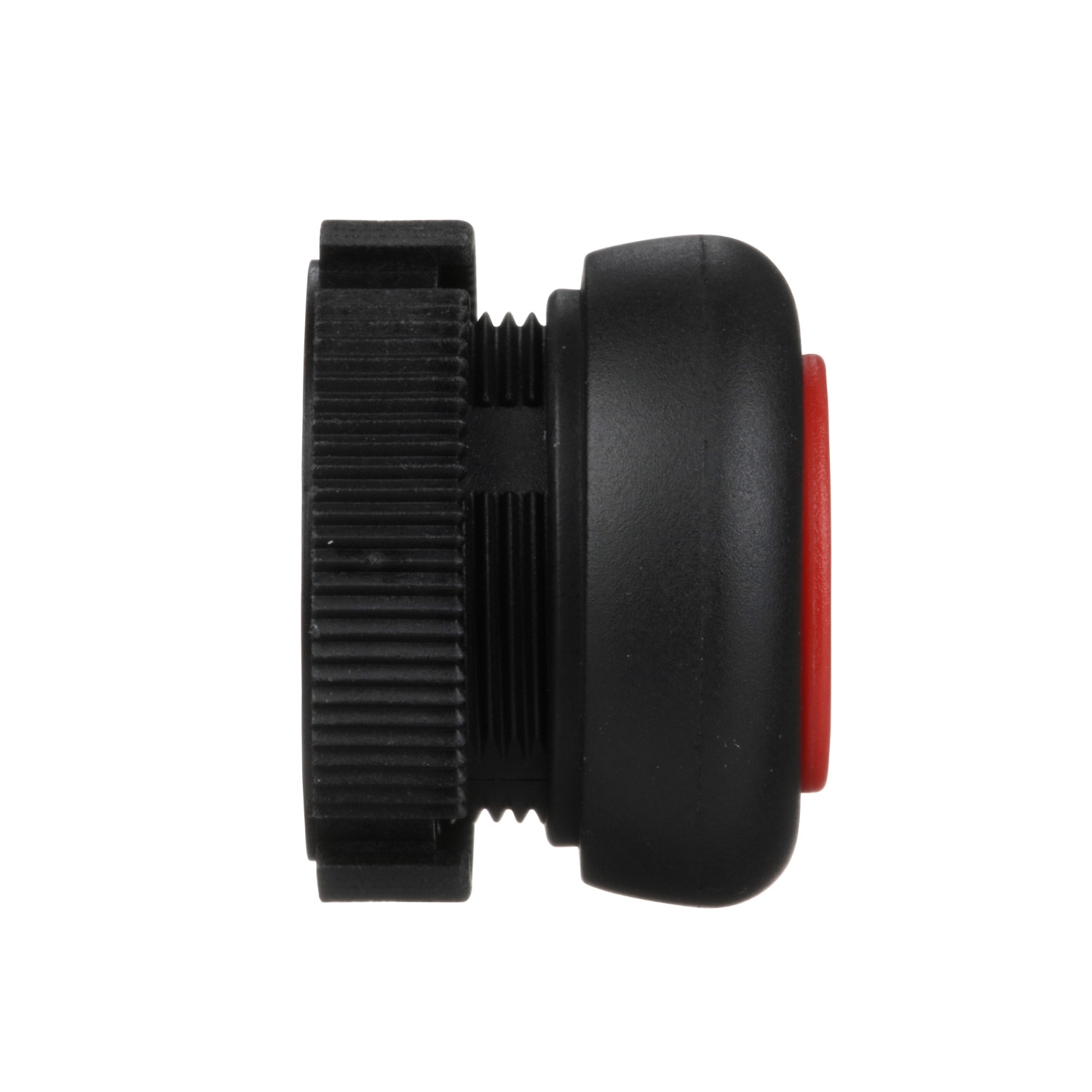 Tete bouton poussoir – capuchonné – rouge