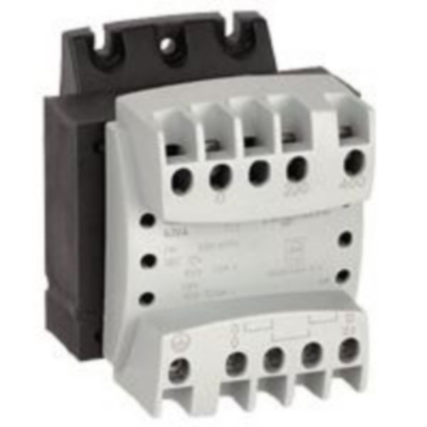 Transformateur de sécurité primaire 230V à 400V et secondaire 12V~ à 24V~ – 160VA