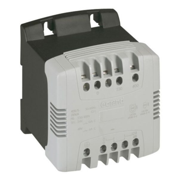 Transformateur de sécurité primaire 230V à 400V et secondaire 24V~ – 630VA