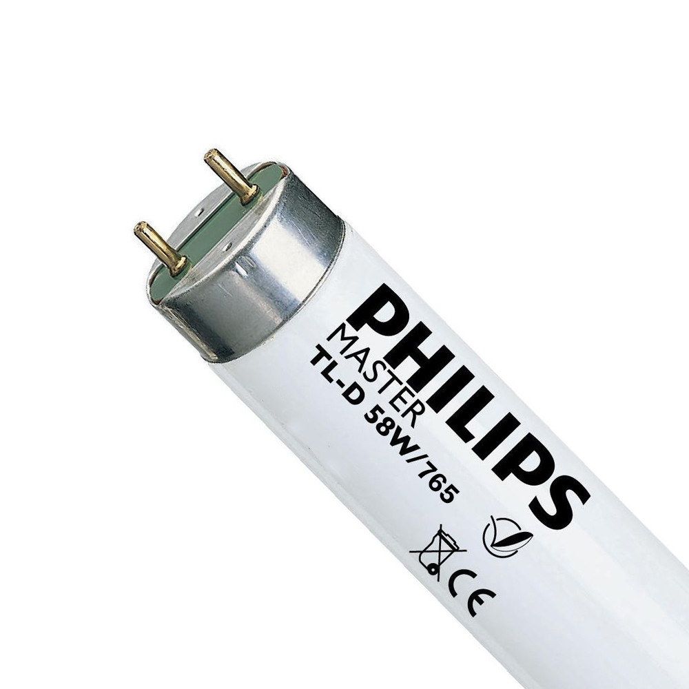 Tube Fluorescent TL-D 18W/830 – 60 cm – Blanc Chaud – Philips